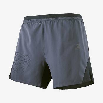 Salomon CROSS 5'' Men's Shorts Grey | AU-A2522