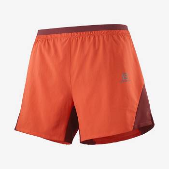 Salomon CROSS 5'' Men's Shorts Orange | AU-S1170