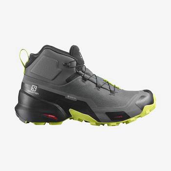 Salomon CROSS HIKE MID GORE-TEX Men's Hiking Shoes Grey | AU-M1307