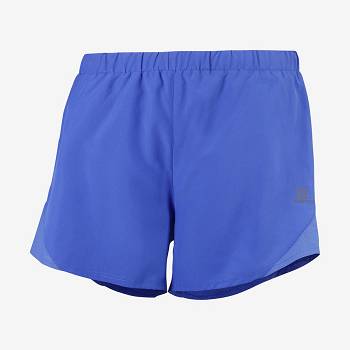 Salomon CROSS REBEL 4'' Women's Shorts Blue | AU-S1492