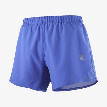 Salomon CROSS REBEL 5'' Men's Shorts Blue | AU-L1886