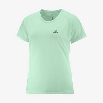 Salomon CROSS REBEL Women's T Shirts Green | AU-W3930