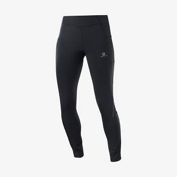 Salomon CROSS RUN 28'' Women's Running Tights Black | AU-M1832