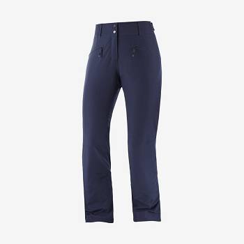 Salomon EDGE Women's Ski Pants Blue | AU-L1130