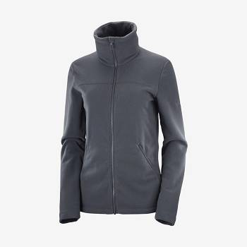 Salomon ESSENTIAL COSY FLEECE Women's Hoodie Black | AU-M1251