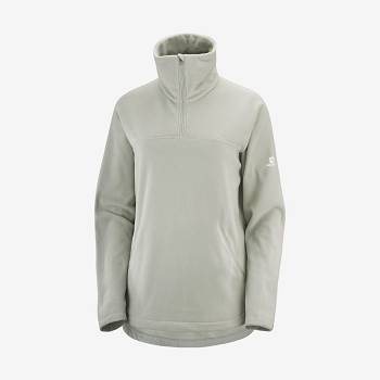 Salomon ESSENTIAL COSY FLEECE Women's Hoodie White | AU-O1693