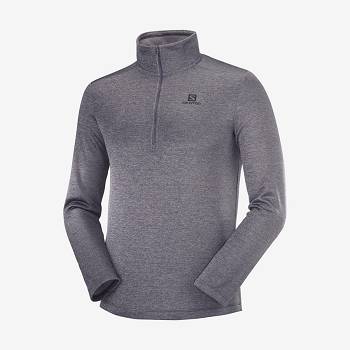 Salomon ESSENTIAL LIGHTWARM SEAMLESS Men's Hoodie Grey | AU-M2077