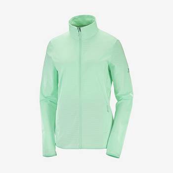 Salomon ESSENTIAL LIGHTWARM Women's Hoodie Green | AU-O1063