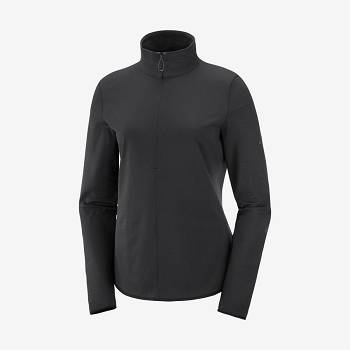 Salomon ESSENTIAL LIGHTWARM Women's Hoodie Black | AU-O1292