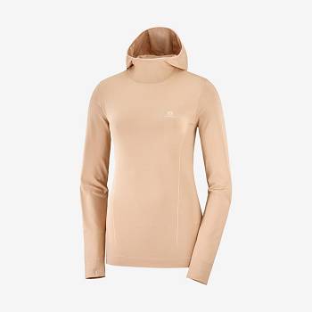 Salomon ESSENTIAL SEAMLESS Women's Hoodie Pink | AU-A2585