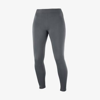 Salomon ESSENTIAL SEAMLESS Women's Running Tights Black | AU-W2140