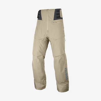 Salomon GRAVITY GORE-TEX Men's Ski Pants Brown | AU-O1964