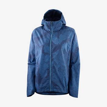 Salomon Jackets COMET WP JKT W Women's Softshell Jackets Blue | AU-L1641