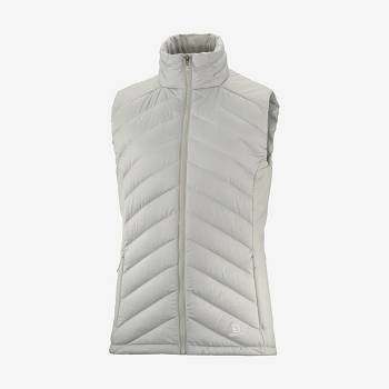 Salomon Jackets ESSENTIAL XWARM DOWN Women's Softshell Jackets Silver | AU-A1213