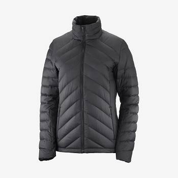 Salomon Jackets ESSENTIAL XWARM DOWN Women's Softshell Jackets Black | AU-L2551