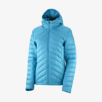 Salomon Jackets ESSENTIAL XWARM DOWN Women's Softshell Jackets Blue | AU-N2478