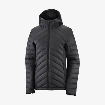 Salomon Jackets ESSENTIAL XWARM DOWN Women's Softshell Jackets Black | AU-W2530