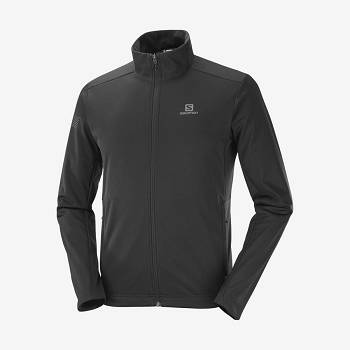 Salomon Jackets GORE TEX INFINIUM™ WINDSTOPPER® Men's Softshell Jackets Black | AU-W4030