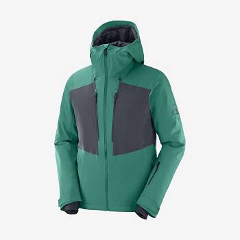 Salomon Jackets HIGHLAND Men's Softshell Jackets Green | AU-A1332