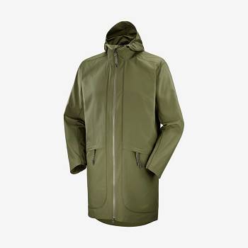 Salomon Jackets OUTLIFE LONG PACKABLE Women's Softshell Jackets Olive | AU-O2008