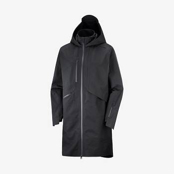 Salomon Jackets OUTLIFE WP COMMUTER PARKA W Women's Softshell Jackets Black | AU-W1140