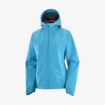 Salomon Jackets OUTLINE GORE-TEX 2.5L Women's Softshell Jackets Blue | AU-N1127