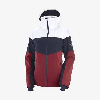 Salomon Jackets SLALOM Women's Softshell Jackets Red | AU-S1212