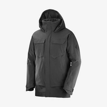 Salomon Jackets STANCE CARGO Men's Softshell Jackets Black | AU-A1227