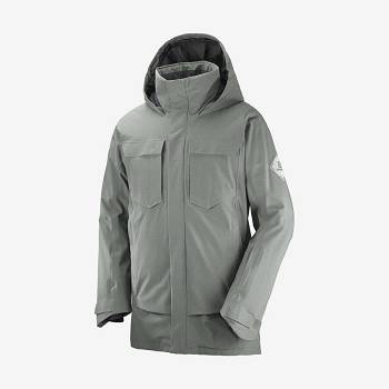 Salomon Jackets STANCE CARGO Men's Softshell Jackets Olive | AU-W3550