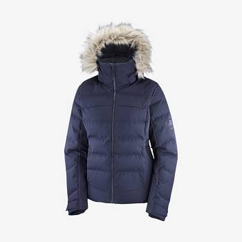 Salomon Jackets STORMCOZY Women's Softshell Jackets Navy | AU-M1762