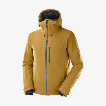 Salomon Jackets UNTRACKED Men's Softshell Jackets Brown | AU-W1610