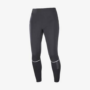 Salomon LIGHT SHELL Women's Running Tights Black | AU-M2581