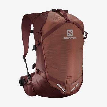 Salomon MTN 30 Women's Backpacks Red / Brown | AU-O1217