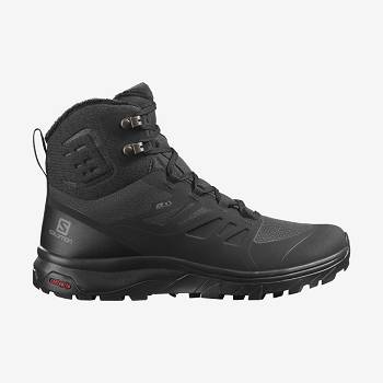 Salomon OUTBLAST THINSULATE™ CLIMASALOMON™ Women's Waterproof Boots Black | AU-S2605