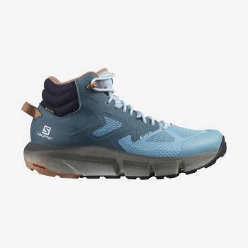 Salomon PREDICT HIKE MID GORE-TEX Women's Waterproof Shoes Blue | AU-O2111