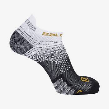 Salomon PREDICT LOW Men's Socks White / Grey | AU-O1971