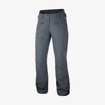 Salomon PROOF LIGHT Women's Ski Pants Grey | AU-S1226