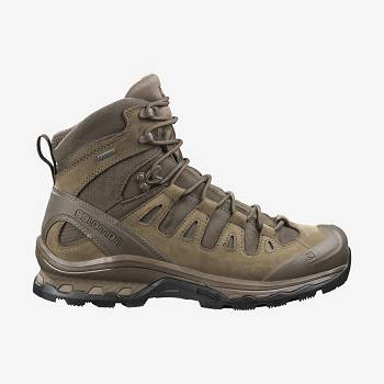 Salomon QUEST 4D GORE-TEX FORCES 2 EN Men's Tactical Boots Brown | AU-M1426