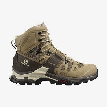 Salomon QUEST 4 GORE-TEX Men's Hiking Boots Brown | AU-wO1686