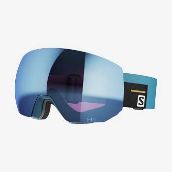 Salomon RADIUM PRO SIGMA Men's Goggles Navy | AU-O1749