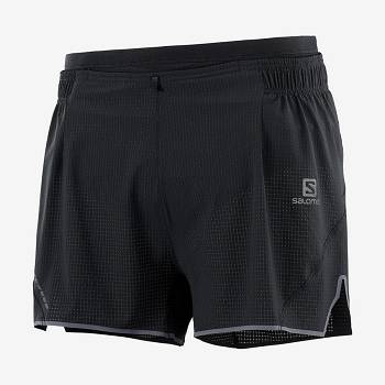 Salomon SENSE AERO 3'' Men's Shorts Black | AU-W1280