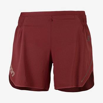 Salomon SENSE AERO 5'' Women's Shorts Red | AU-A1766