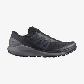 Salomon SENSE RIDE 4 Men's Trail Running Shoes Black / Grey | AU-A2410