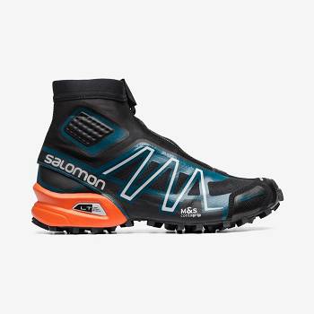 Salomon SNOWCROSS ADVANCED Men's Sneakers Black / Blue / Orange | AU-O2580