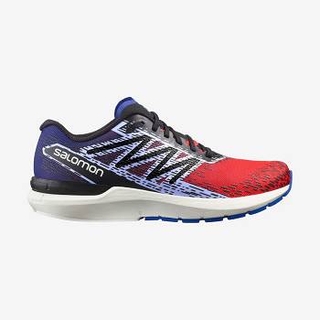 Salomon SONIC 5 BALANCE Men's Running Shoes Red / Blue | AU-O1488