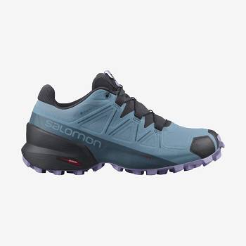 Salomon SPEEDCROSS 5 GORE-TEX Women's Waterproof Shoes Blue | AU-S2591