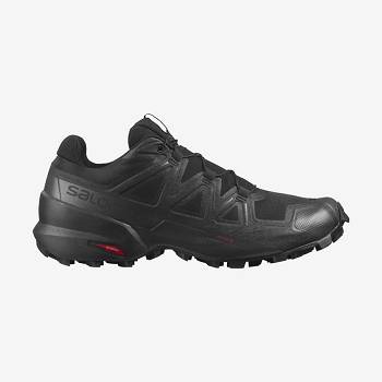 Salomon SPEEDCROSS 5 Men's Trail Running Shoes Black / Black | AU-N1232