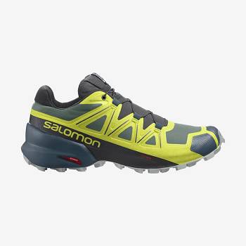 Salomon SPEEDCROSS 5 Men's Trail Running Shoes Yellow / Black | AU-O1684