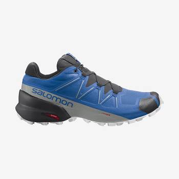 Salomon SPEEDCROSS 5 Men's Trail Running Shoes Blue / Black | AU-W1040