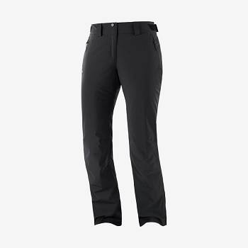 Salomon THE BRILLIANT Women's Ski Pants Black | AU-L1172